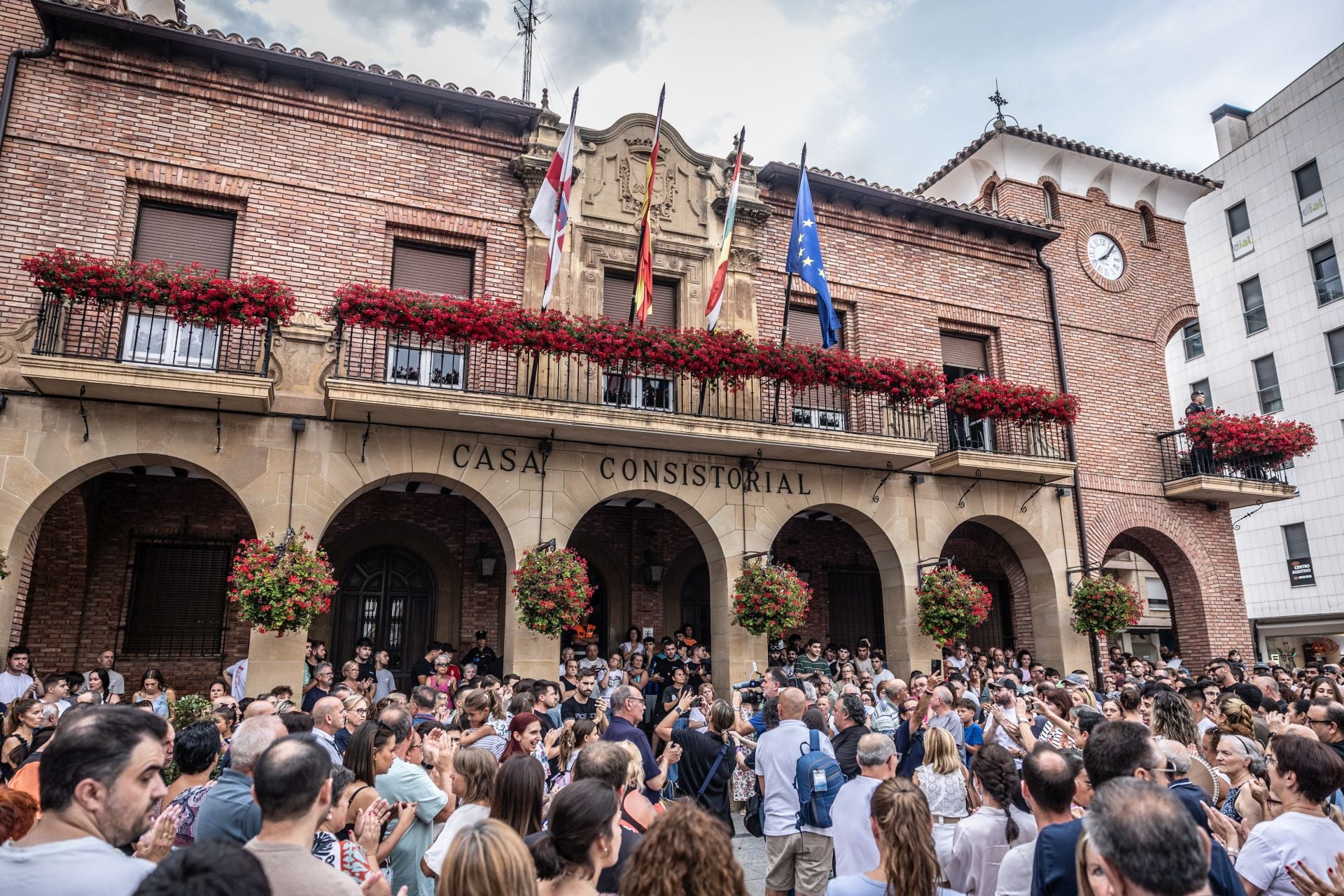 Las imágenes de la concentración de Calahorra