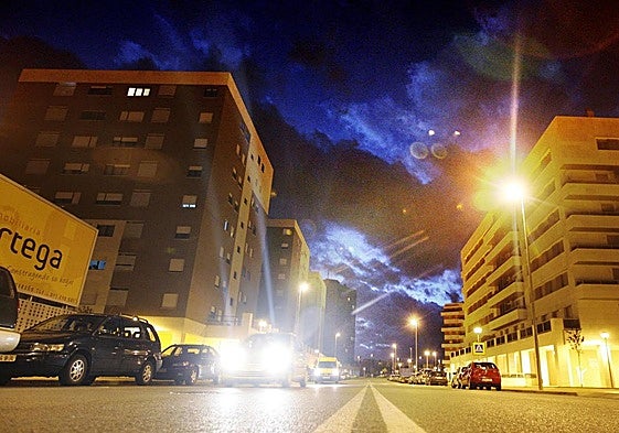 Barrio de Los Lirios, en Logroño, donde vivía Mercedes y donde supuestamente se cometió el crimen.
