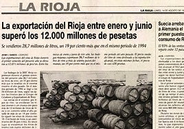 El vino de Rioja triunfa en Suecia