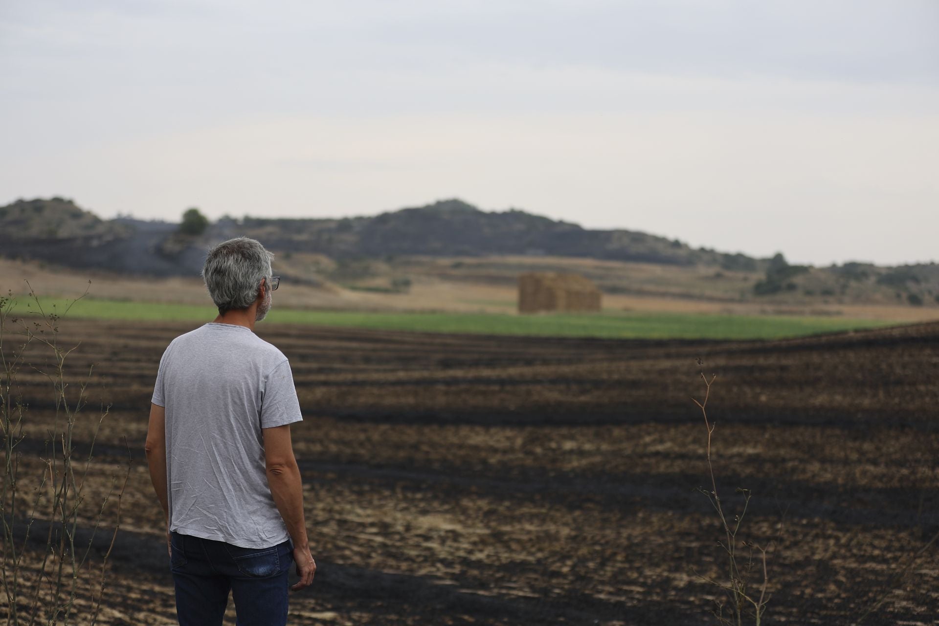 El día después del incendio en Fonzaleche y Gimileo