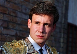 Fabio Jiménez en uno de sus últimos paseíllos como novillero.