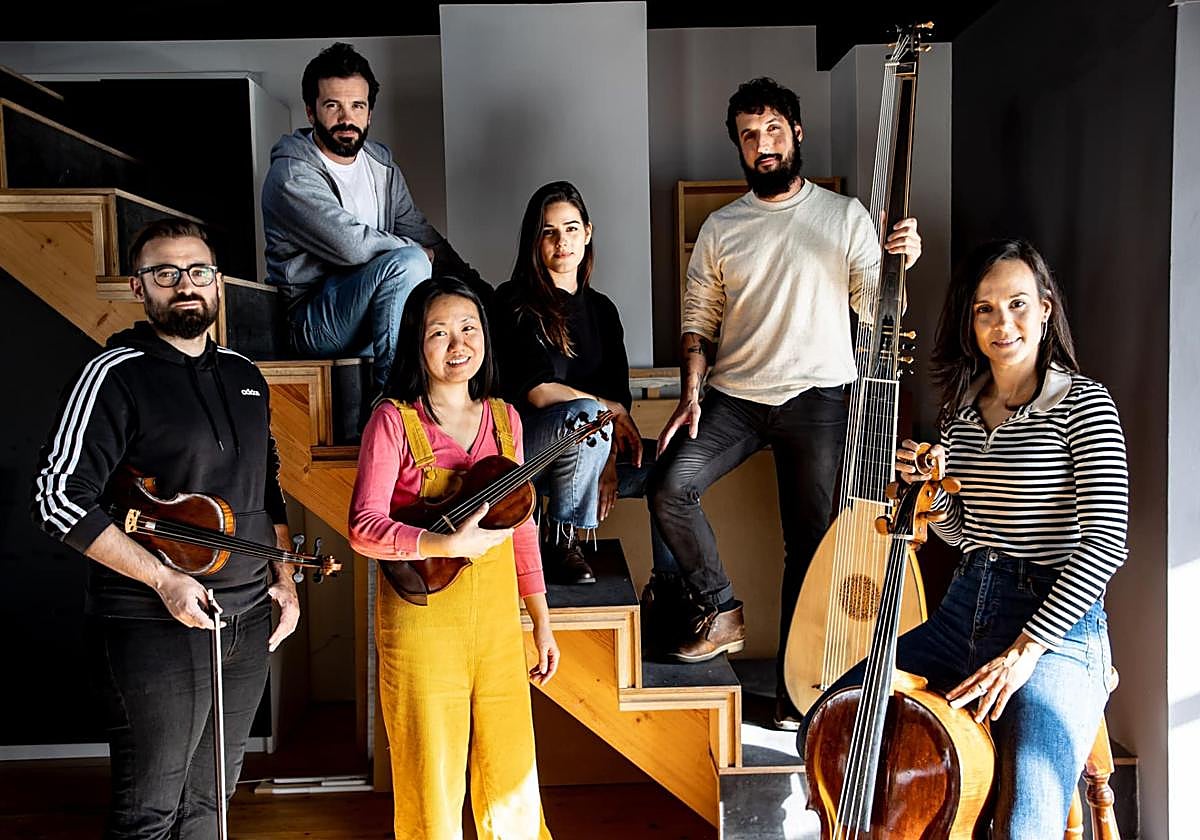 Integrantes de Concerto 1700, grupo que este viernes abre el festival.