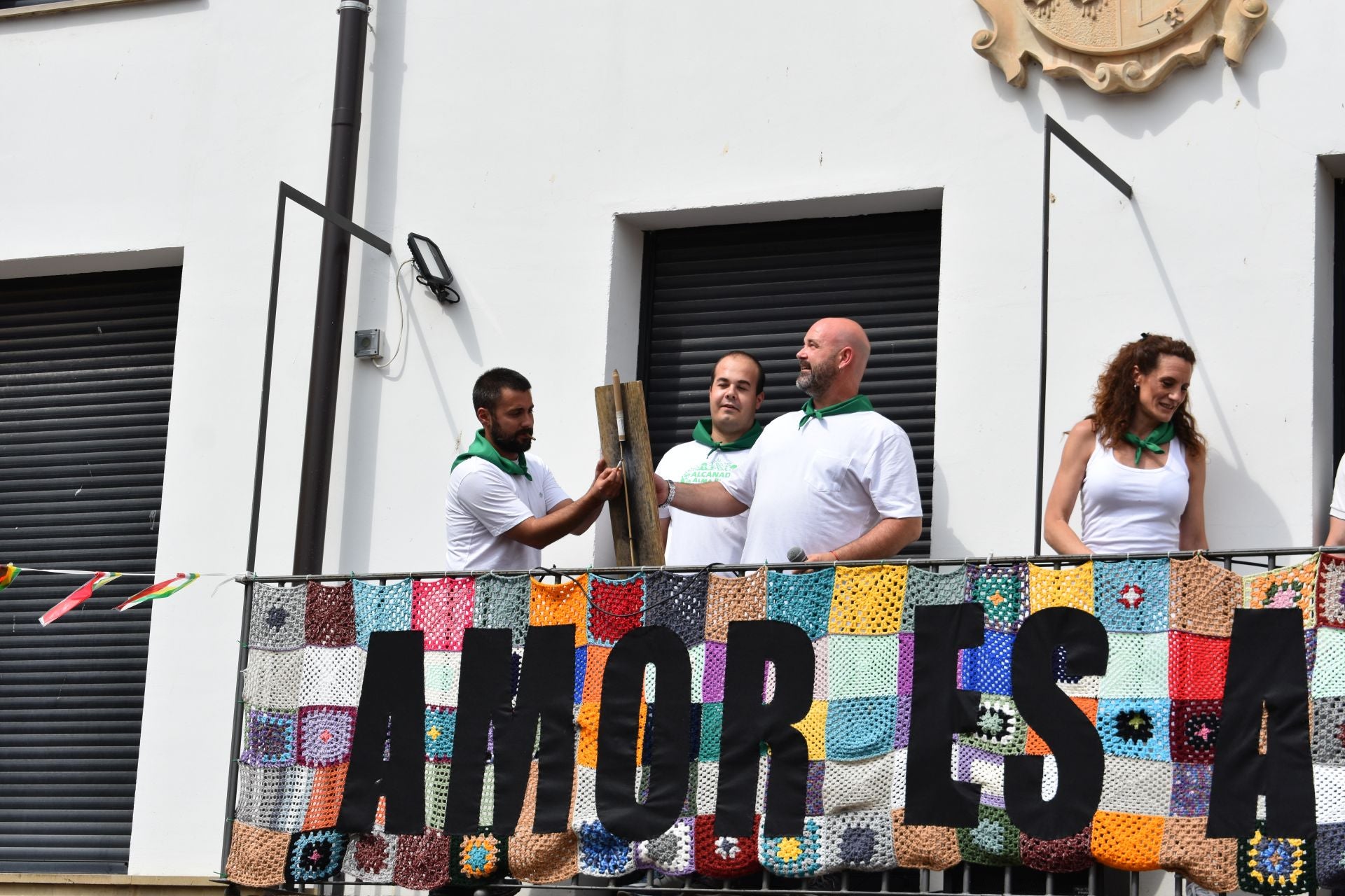 Las imágenes del comienzo de las fiestas de Alcanadre