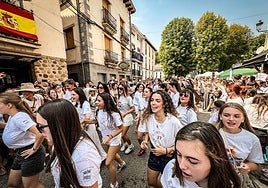 El flashmob es ya una tradición en la Fiesta de la Solidaridad.