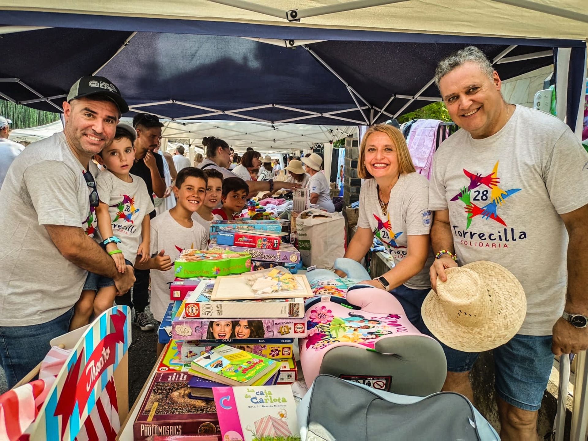 La Fiesta de la Solidaridad de Torrecilla reúne a miles de personas