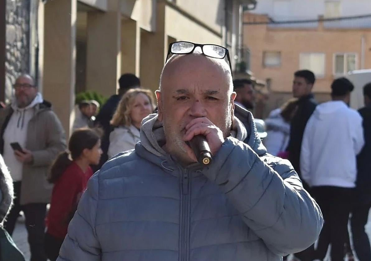 Luis en la carrera Entre Dinosaurios de Igea en 2024.