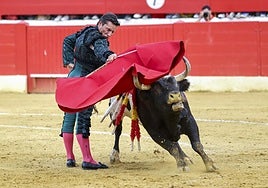 El diestro Diego Urdiales durante la feria taurina de Alfaro.