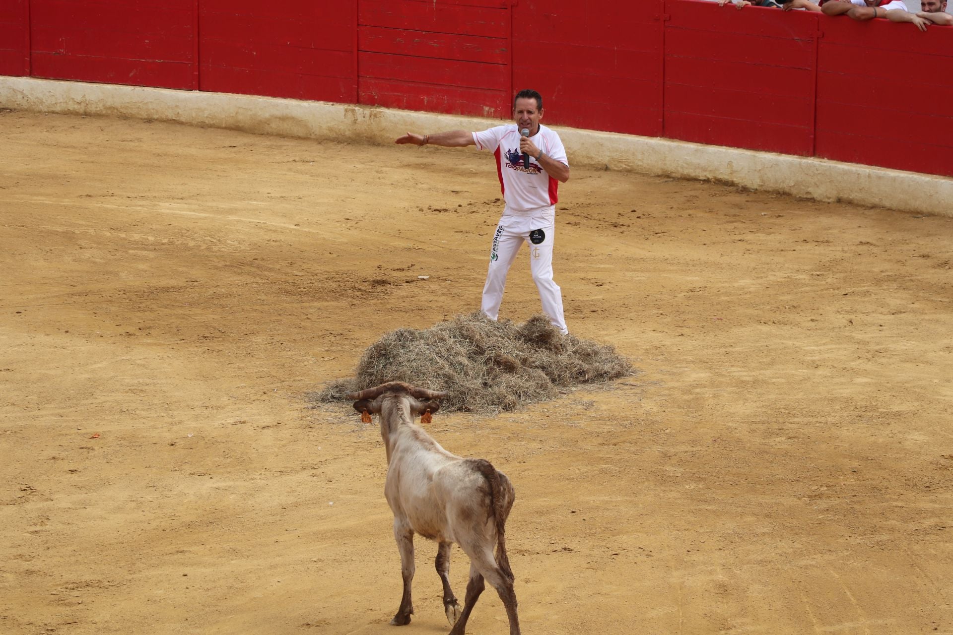 Comida popular y fiesta en el día joven en Alfaro