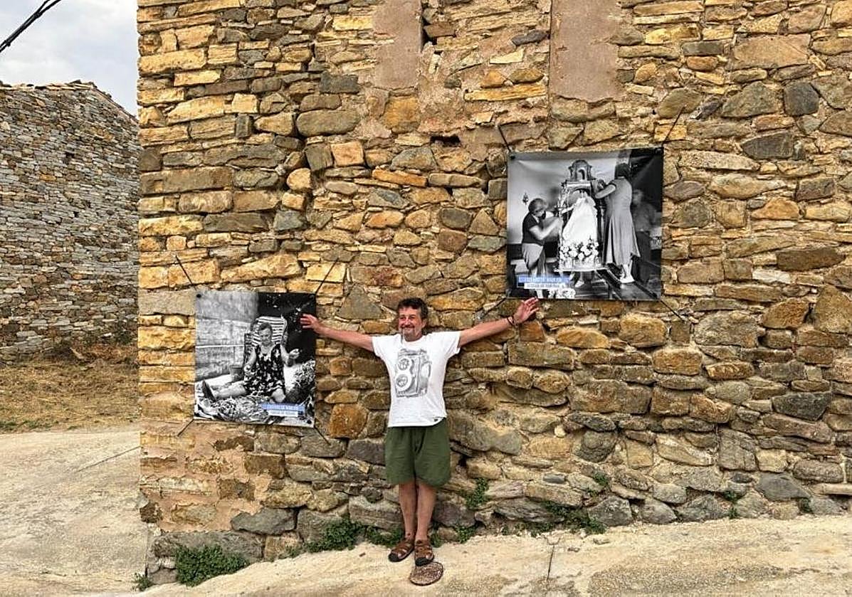 Exposición al aire libre de fotos sobre 'Escenas de Navajún'