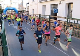 Imagen de la salida de la última edición de Rincón de Soto a Alfaro.