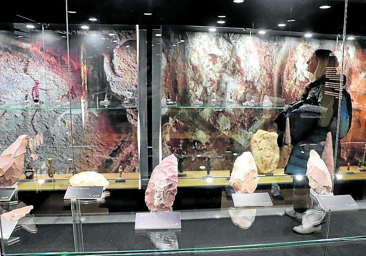 Imagen del fósil del steneosaurus que guarda el espacio arnedano.