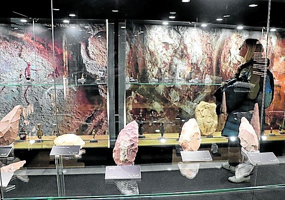 Imagen del fósil del steneosaurus que guarda el espacio arnedano.