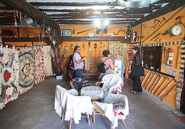 El interior del Zaguán de la Fonda de Pradillo.