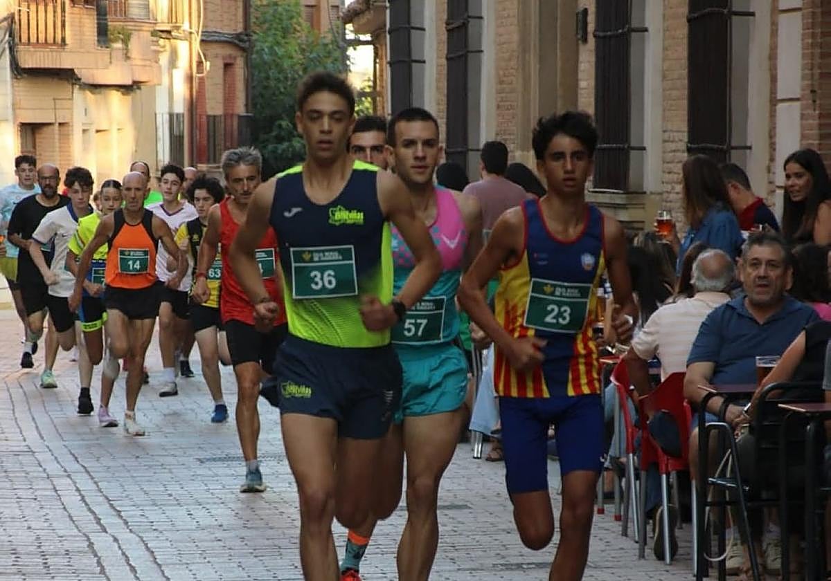 Carrera del Encierro en Aldeanueva de Ebro.