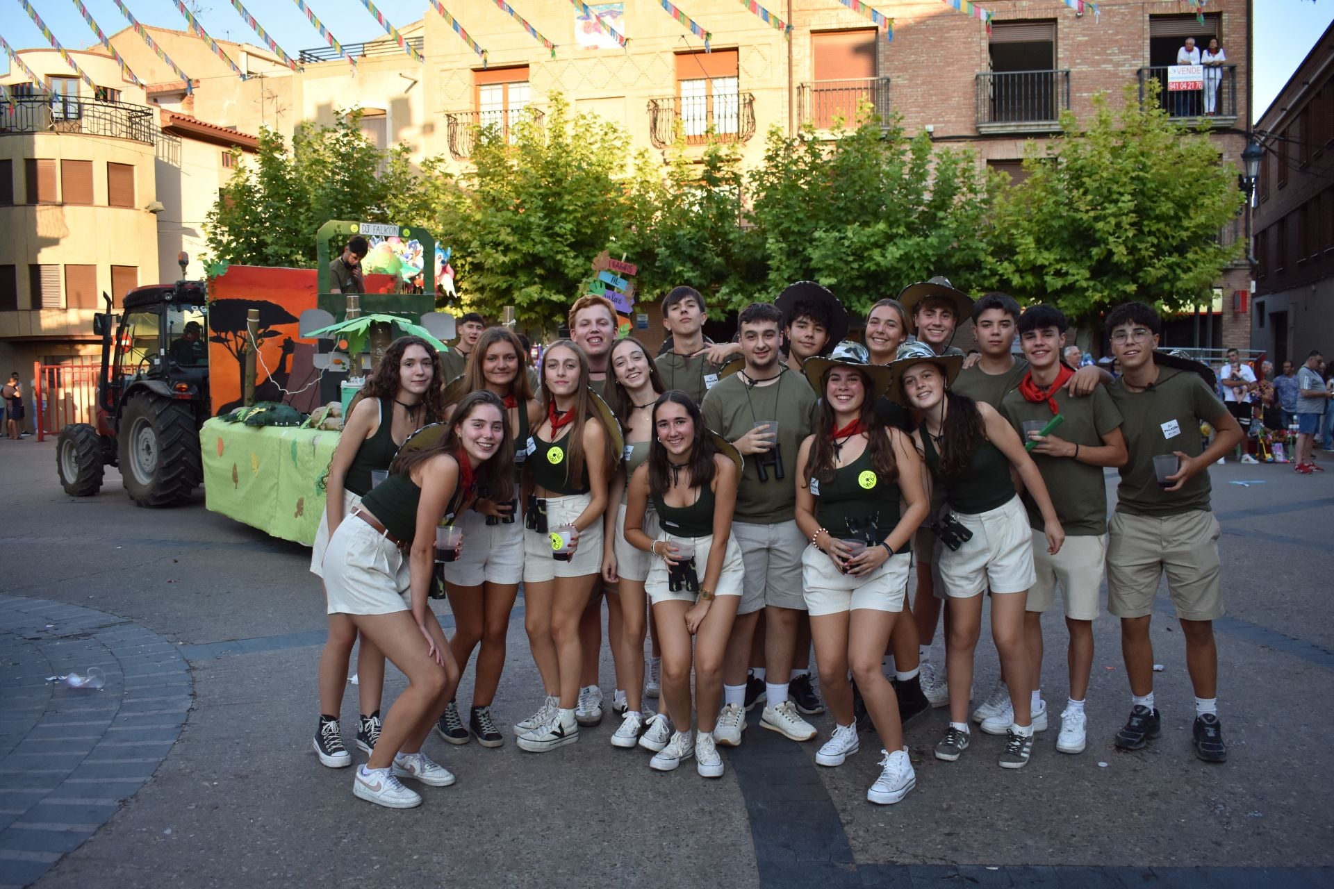 Todo el color de las fiestas de Aldanueva de Ebro