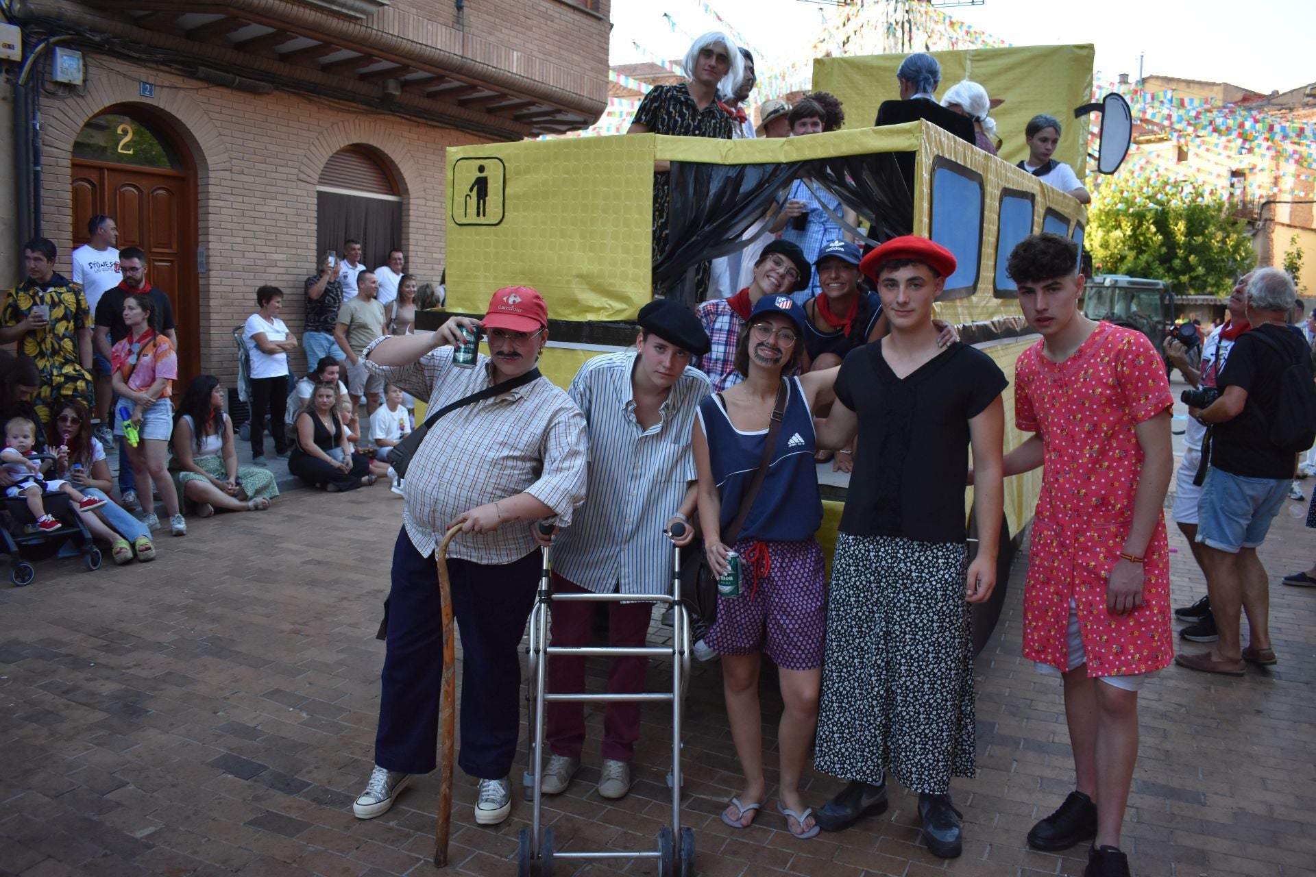 Todo el color de las fiestas de Aldanueva de Ebro