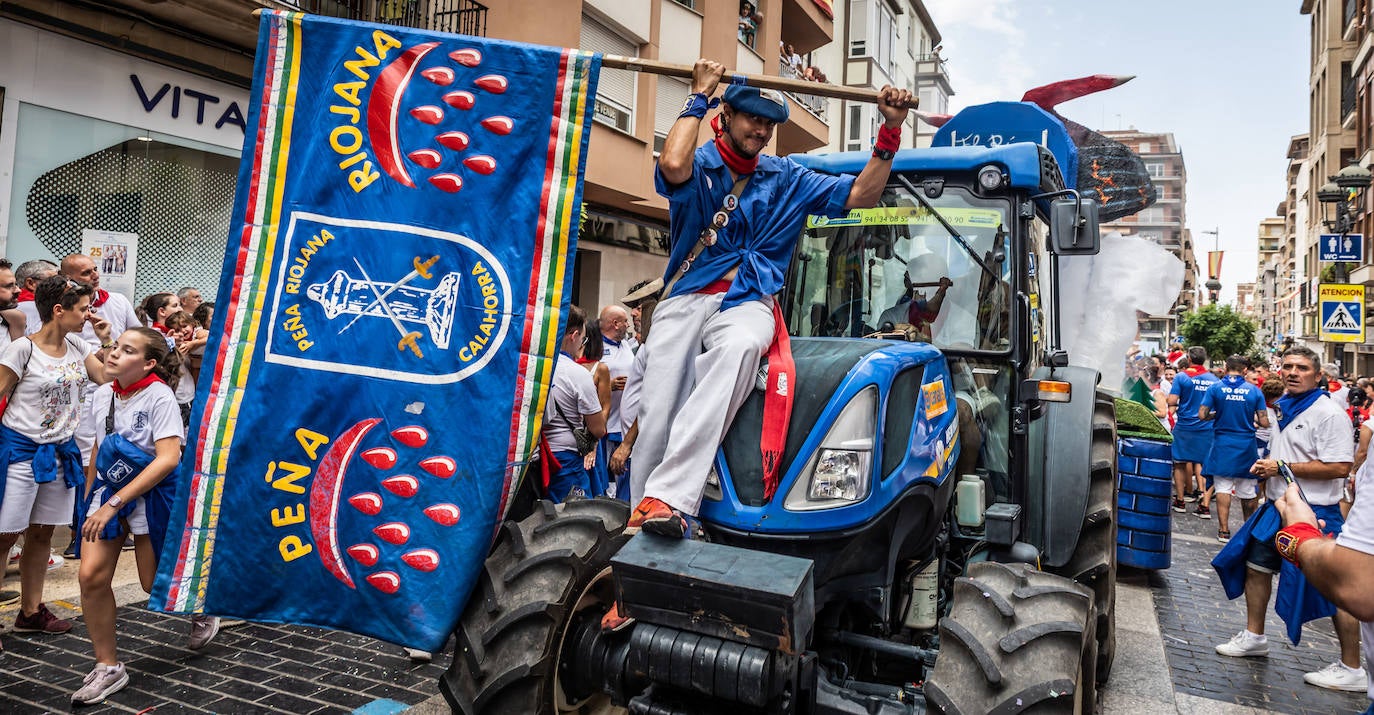 Chupinazo y carrozas: las primeras imágenes de Calahorra en fiestas