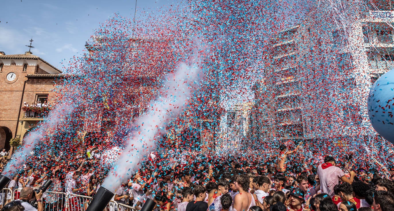 Chupinazo y carrozas: las primeras imágenes de Calahorra en fiestas