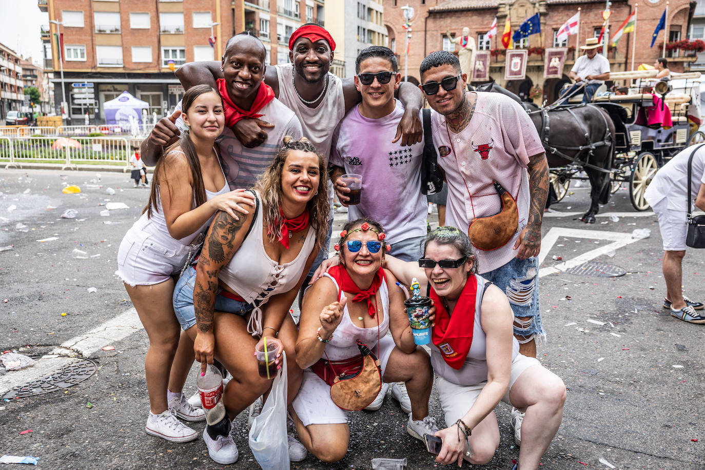 Chupinazo y carrozas: las primeras imágenes de Calahorra en fiestas