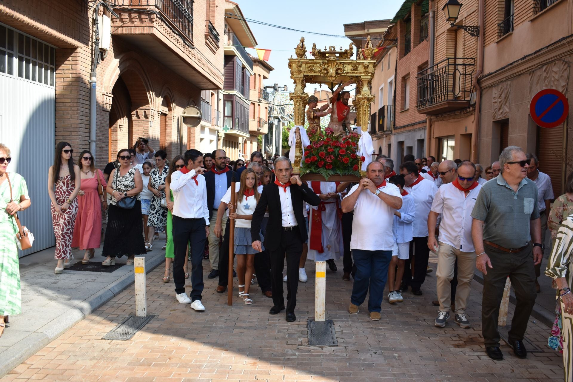 Las imágenes del día de San Bartolomé en Aldeanueva