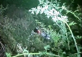 Rescatada una niña tras sufrir una caída de diez metros por un talud en Haro