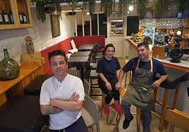 David Morrondo y su equipo, en La Gavilla.