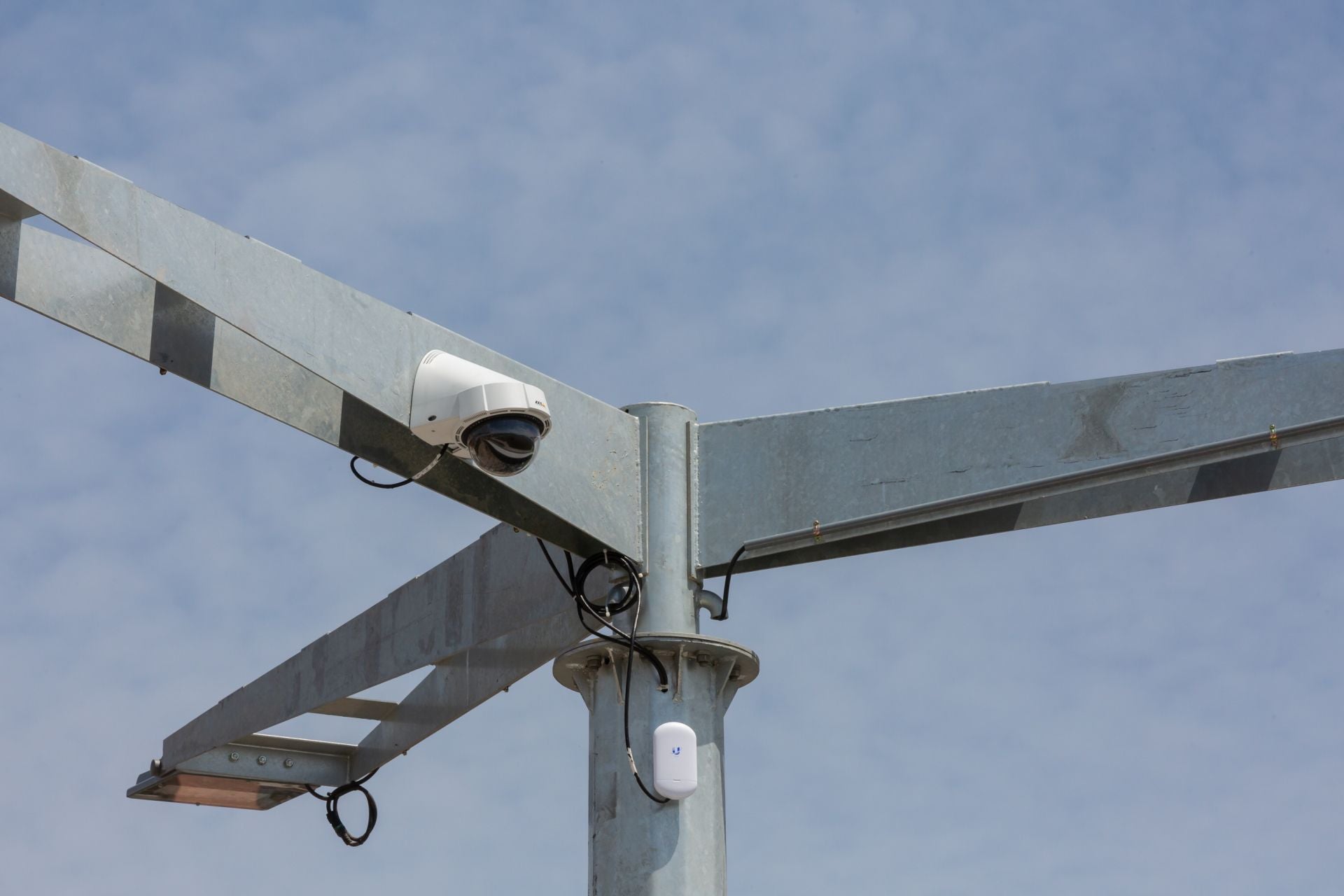 Una de las cámaras de seguridad urbana ya existente.