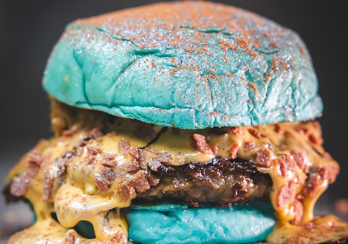 Una smash burger del festival.