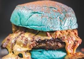 Una smash burger del festival.