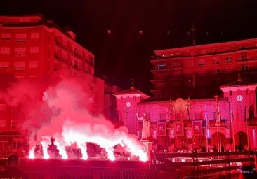 Calahorra se ilumina con los fuegos artificiales cada noche de fiestas