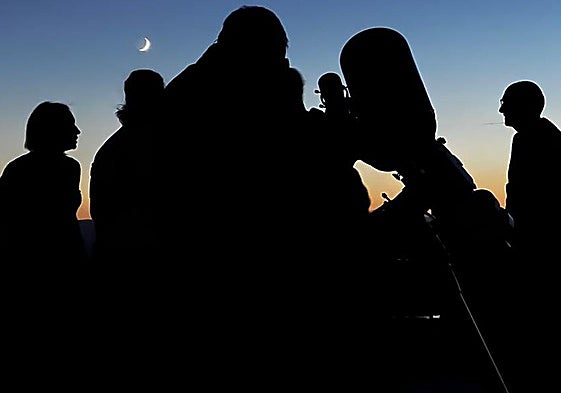 Observación del cielo organizada por la Agrupación Astronómica de La Rioja.