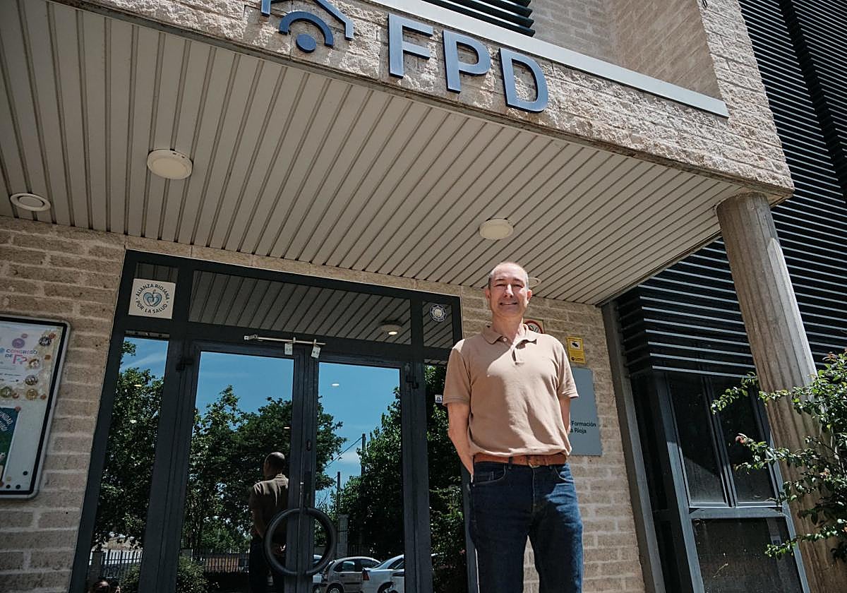 Jorge Azón, presidente de la Plataforma de Interinos.