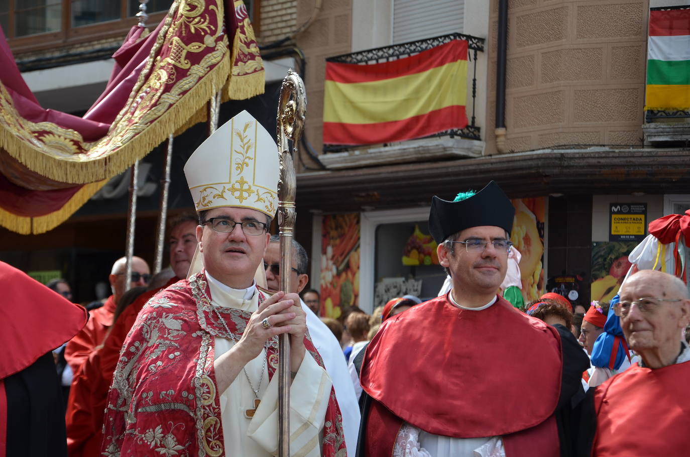 Calahorra despide las fiestas con una procesión a sus patronos