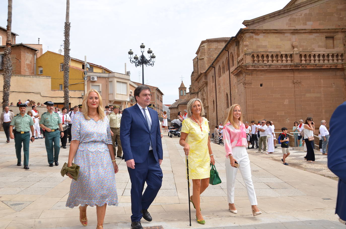 Calahorra despide las fiestas con una procesión a sus patronos