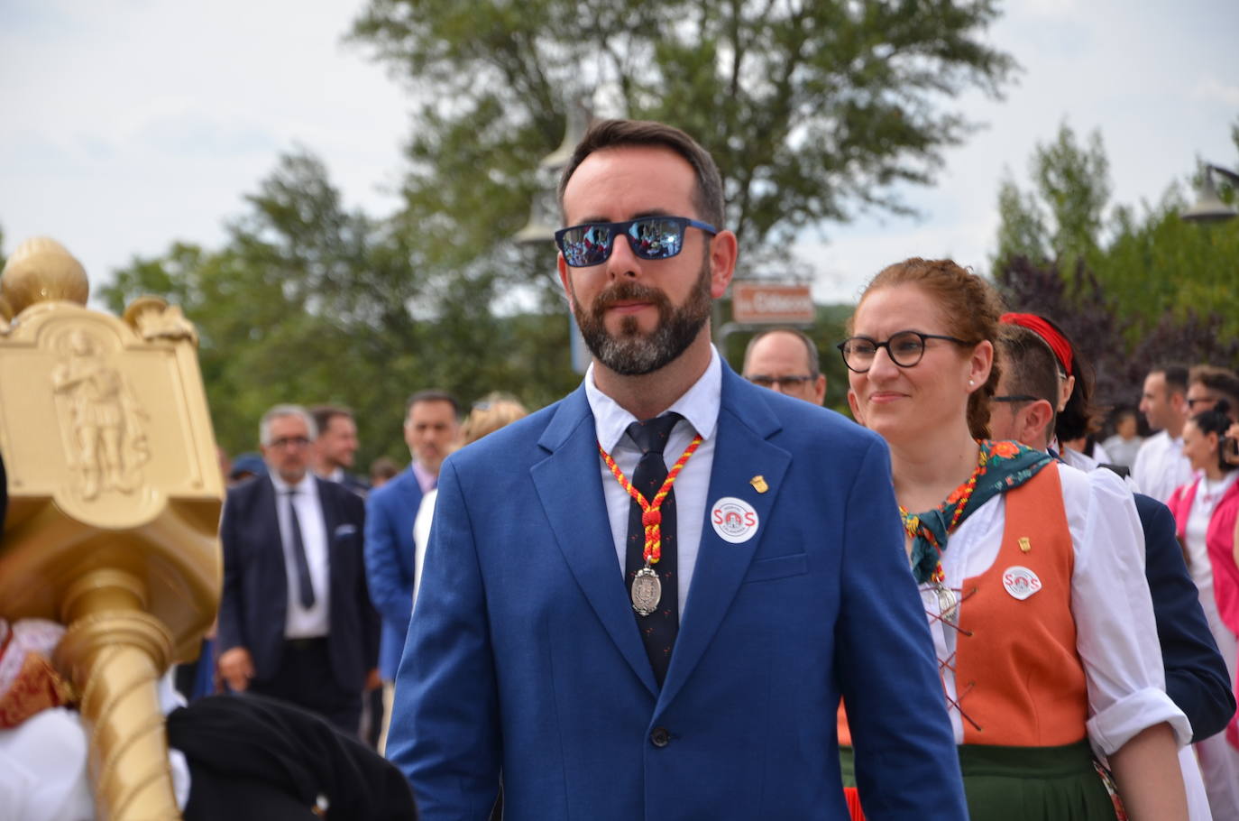 Calahorra despide las fiestas con una procesión a sus patronos