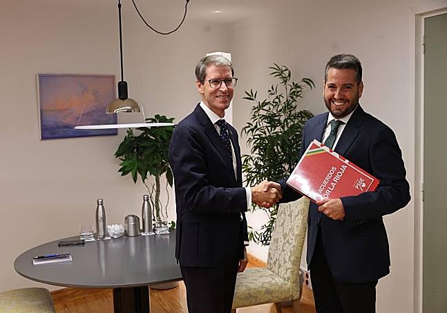 Gonzalo Capellán, con Javier García.