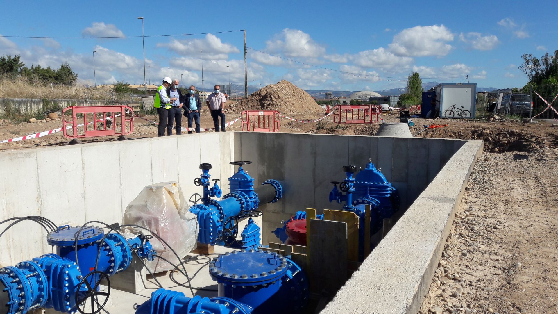 Infraestructura de agua potable en Logroño.