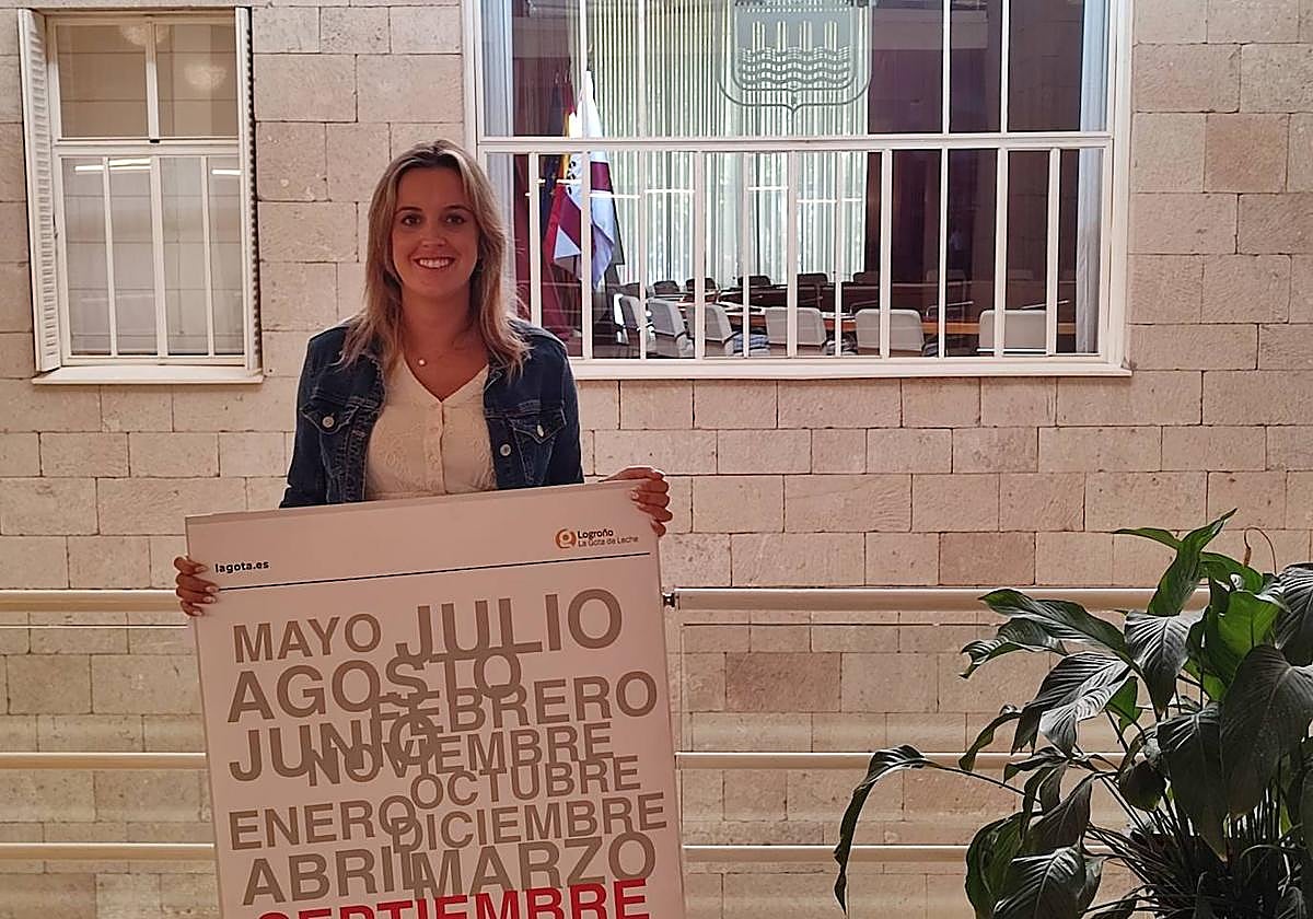 Laura Lázaro, durante la presentación de la programación de septiembre de La Gota de Leche.