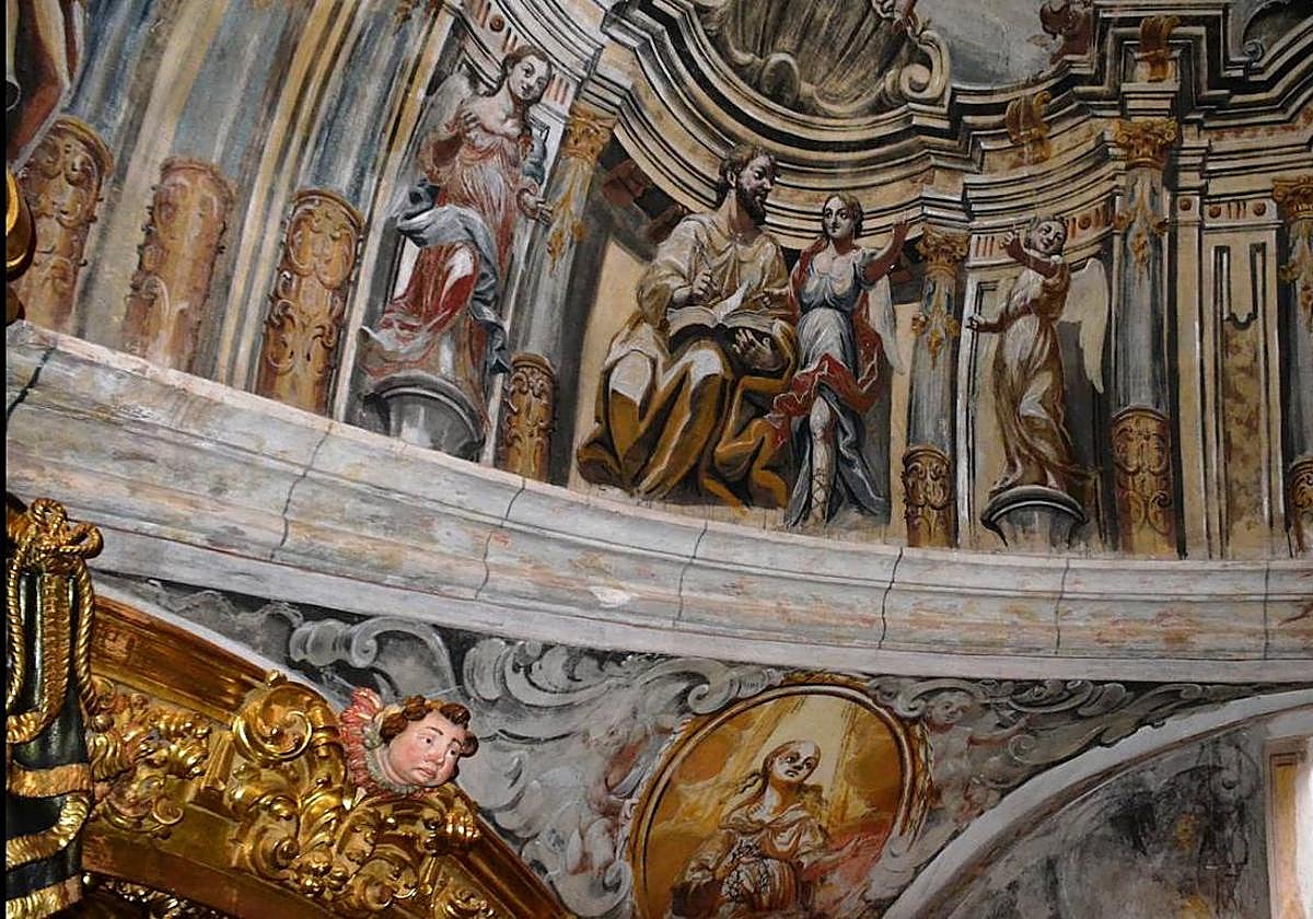 Cúpula de la capilla del Cristo de la Pelota de la catedral.