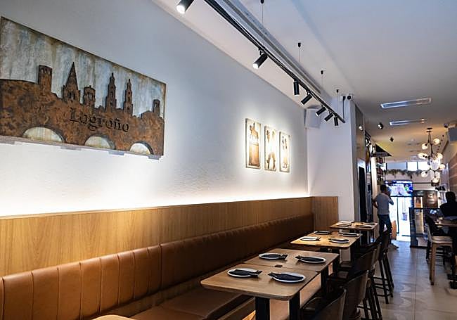 Detalle del comedor.