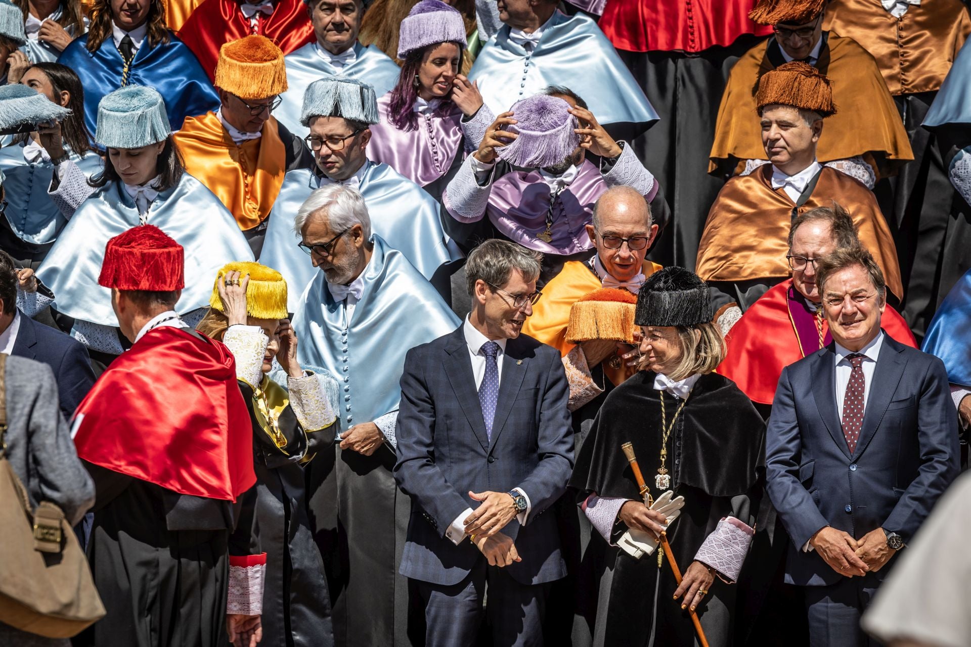 Las imágenes de la apertura del curso académico de la UR