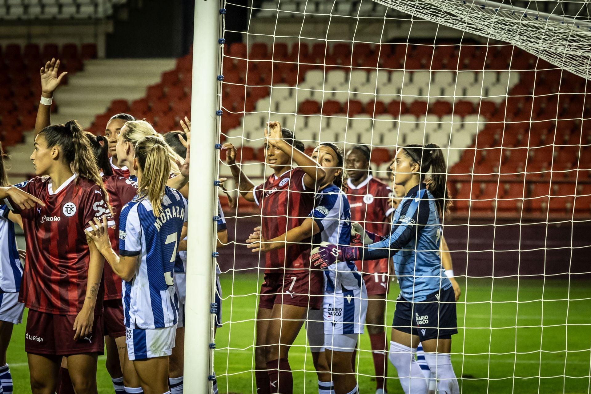 El partido entre el DUX Logroño y la Real Sociedad