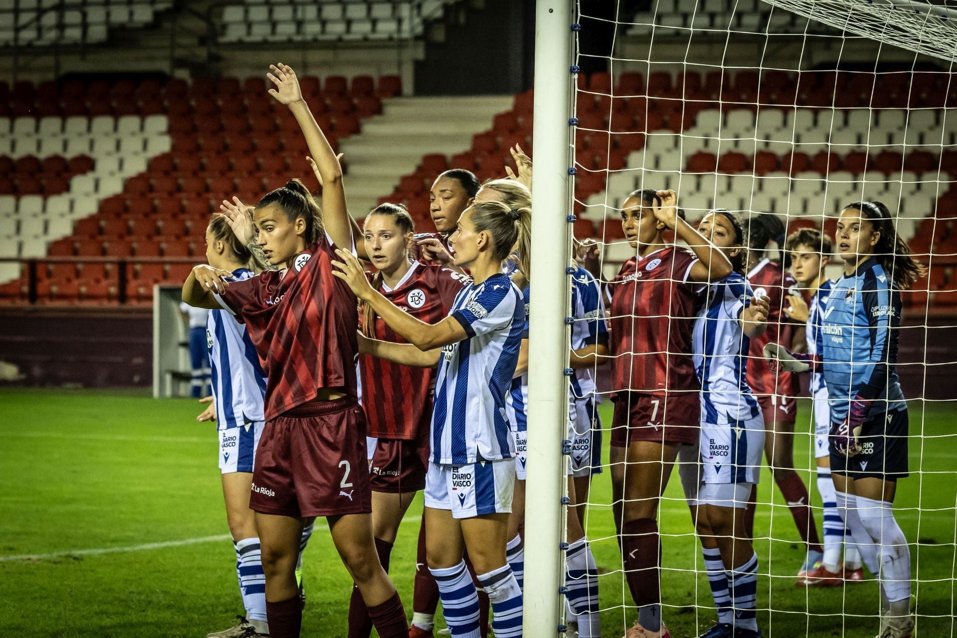 El partido entre el DUX Logroño y la Real Sociedad