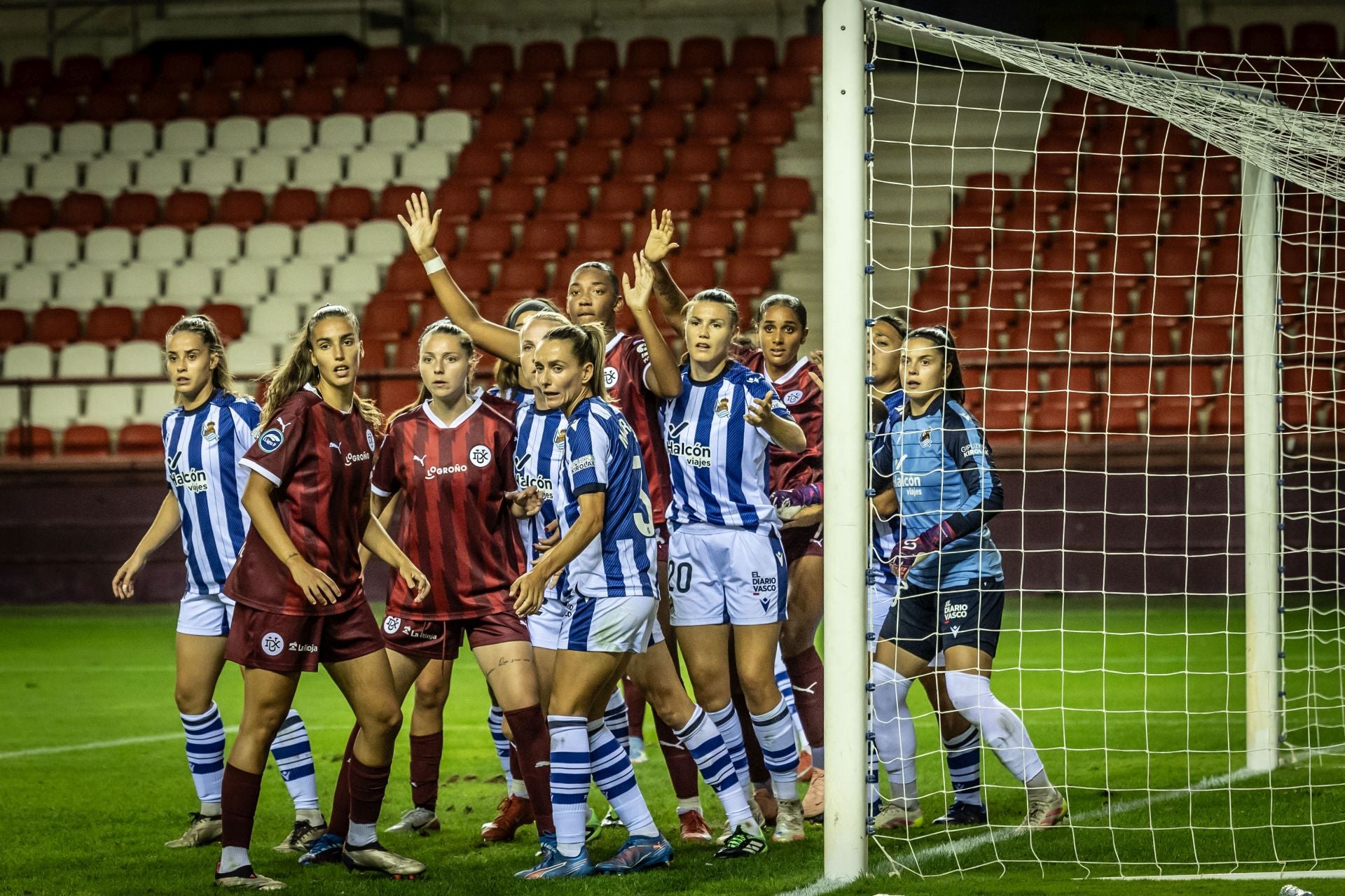 El partido entre el DUX Logroño y la Real Sociedad