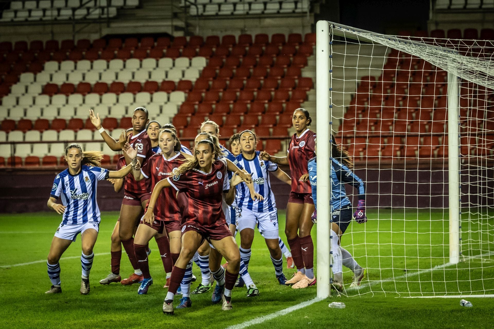 El partido entre el DUX Logroño y la Real Sociedad