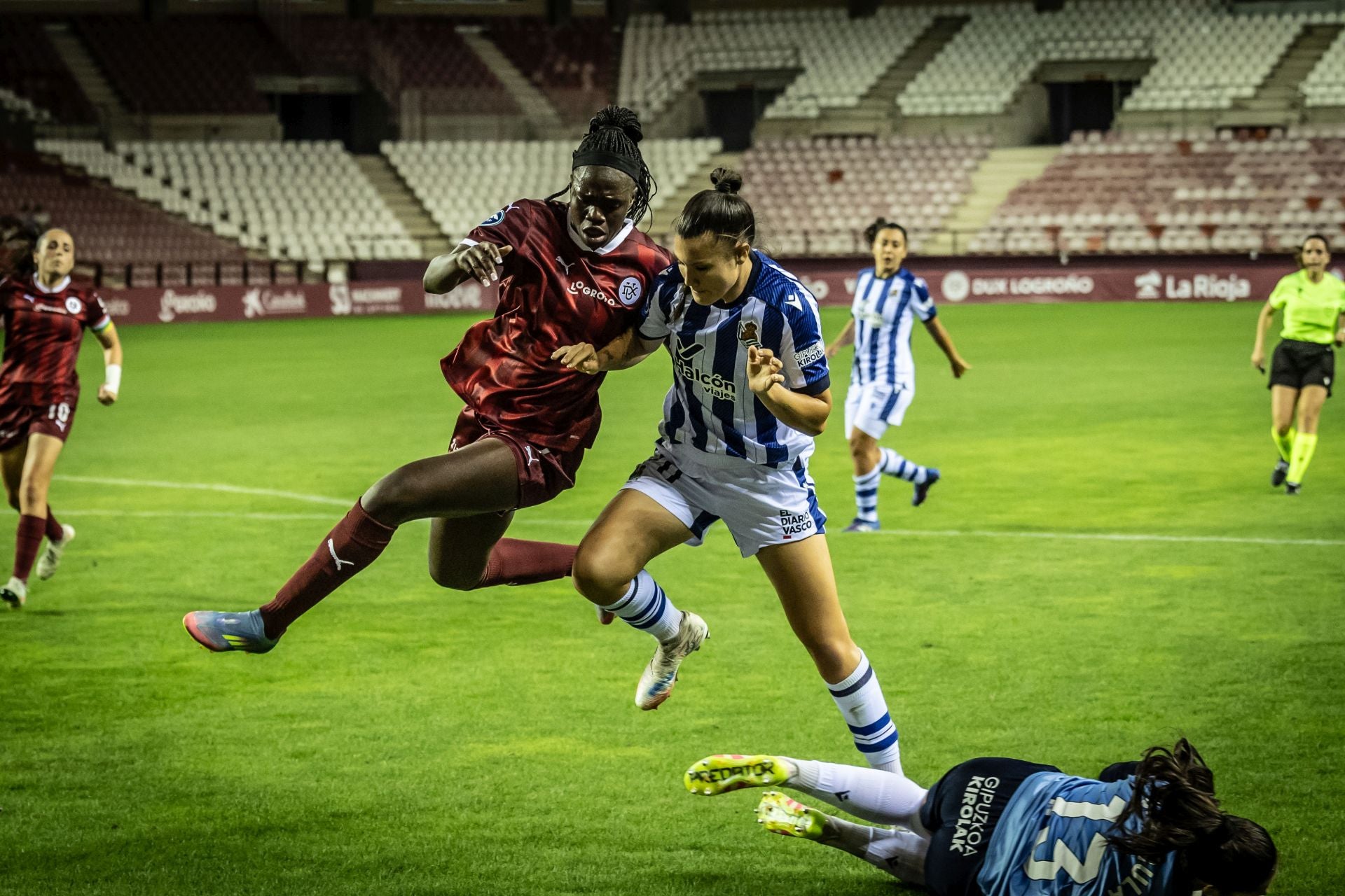 El partido entre el DUX Logroño y la Real Sociedad