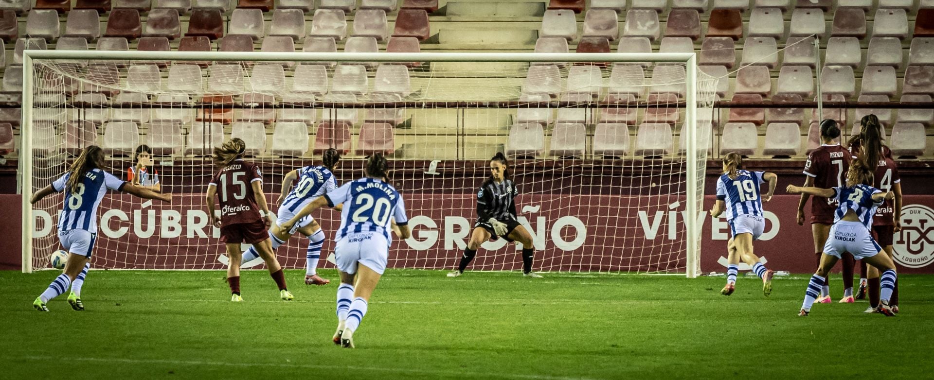 El partido entre el DUX Logroño y la Real Sociedad