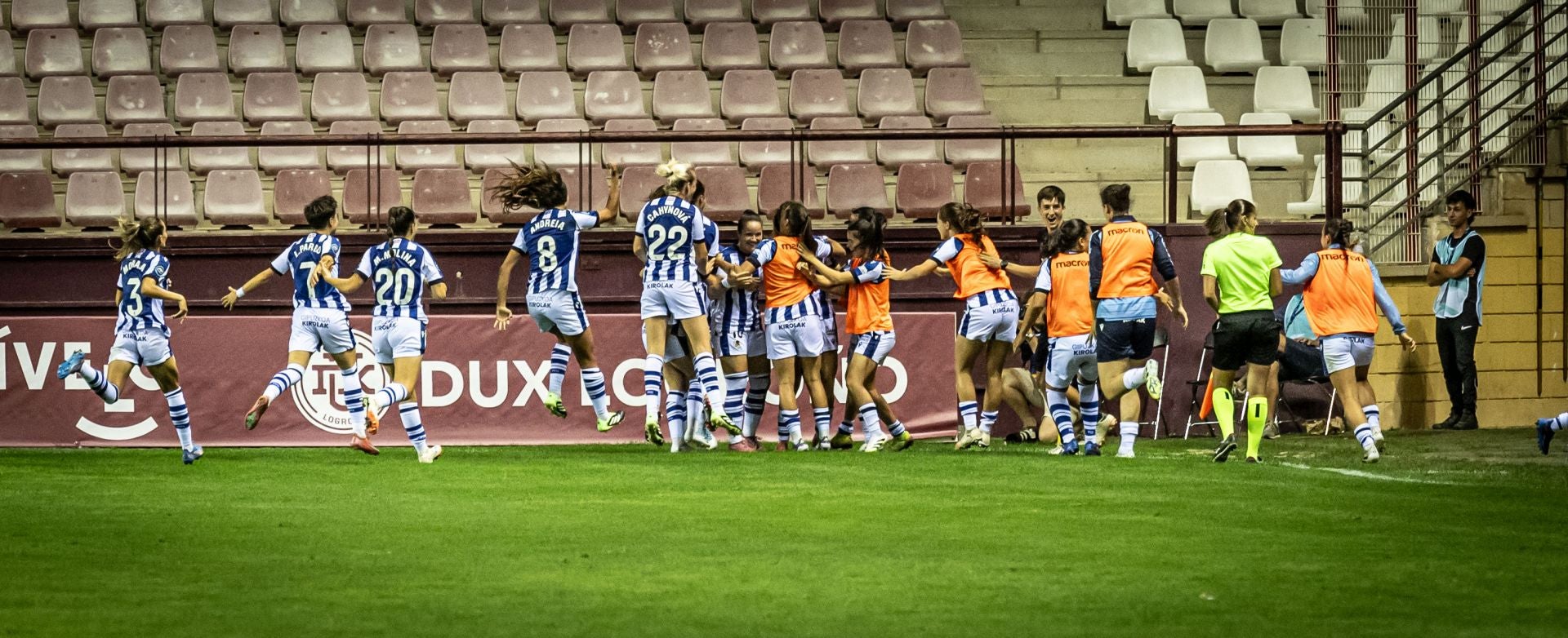 El partido entre el DUX Logroño y la Real Sociedad