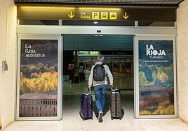 Carteles anunciadores de Turismo en La Rioja