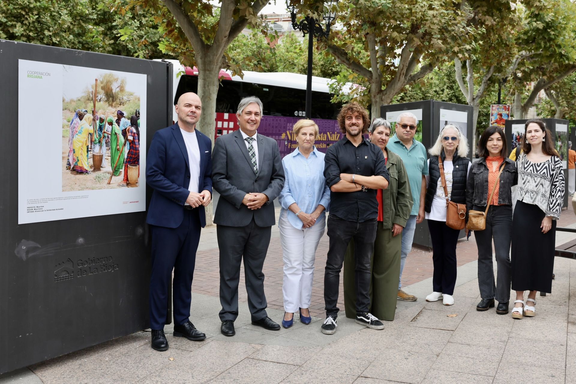 &#039;Cooperación Riojana: un compromiso compartido&#039;, exposición en el Espolón de Logroño